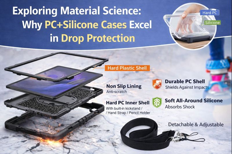 Exploring Material Science: Why PC+Silicone Cases Excel in Drop Protection
