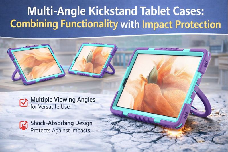 Multi-Angle Kickstand Tablet Cases: Combining Functionality with Impact Protection