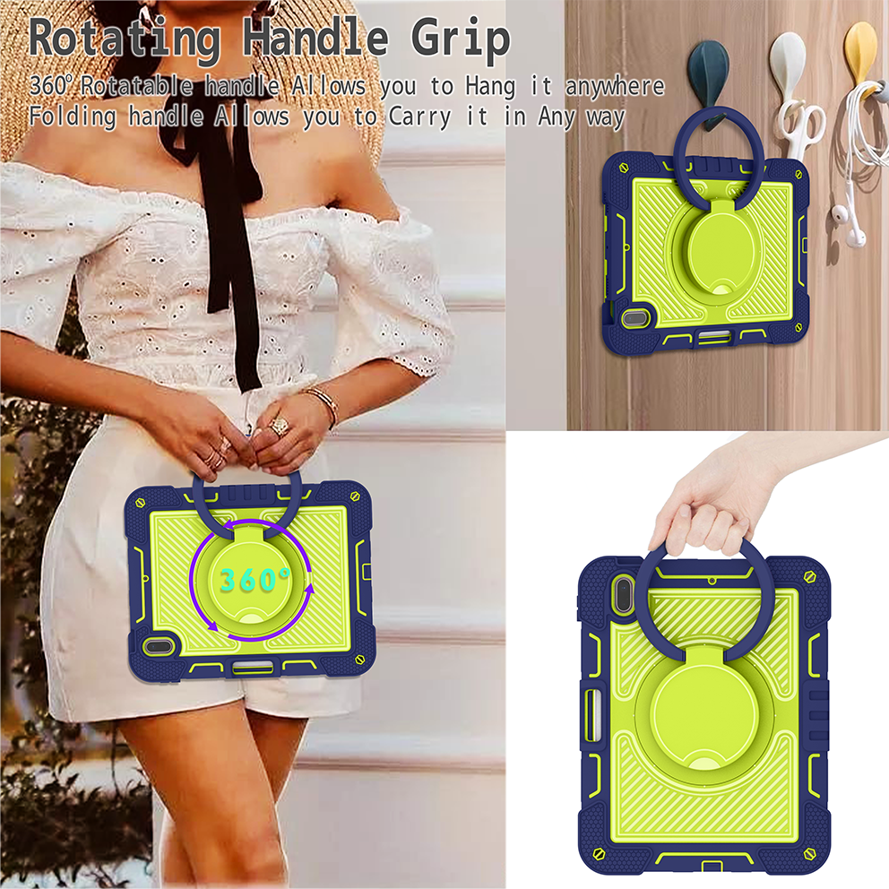 Silicone B2 series Apple iPad Mint green + gray