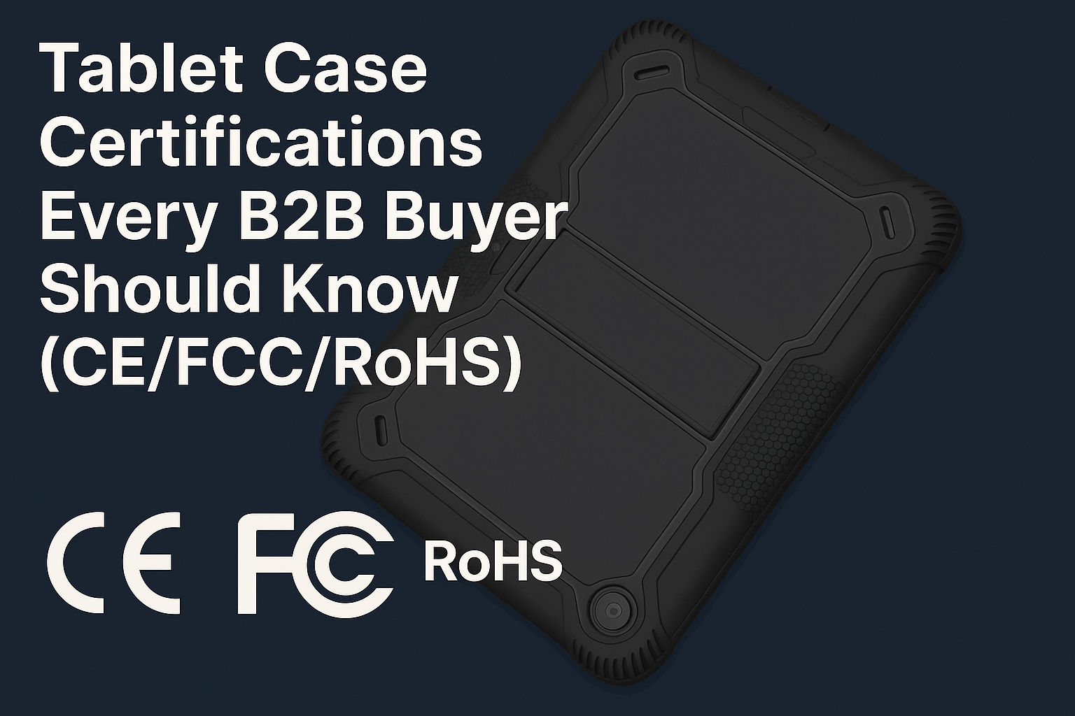 Tablet Case Certifications Every B2B Buyer Should Know (CE/FCC/ROHS)