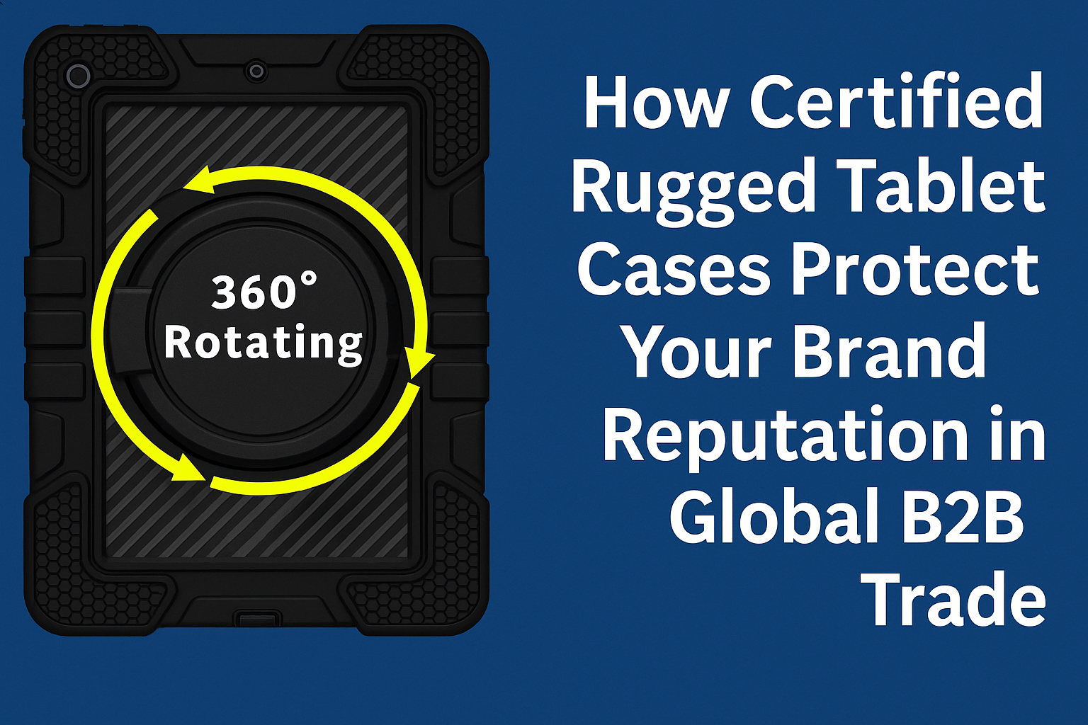 How Certified Rugged Tablet Cases Protect Your Brand Reputation in Global B2B Trade