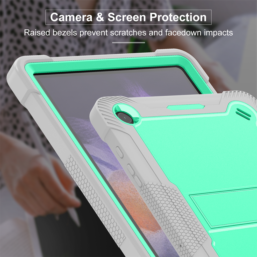 Silicone A series Samsung iPad Mint green + gray