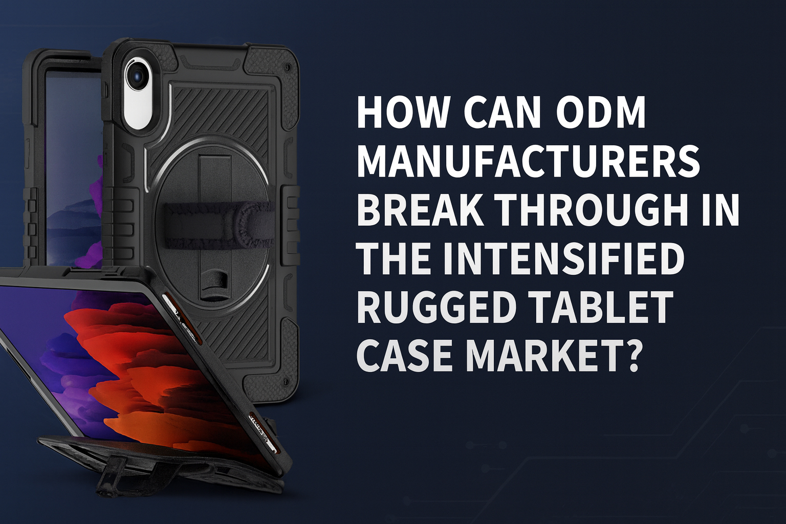 How ODM Manufacturers Can Break Through the Intensified Rugged Tablet Case Market