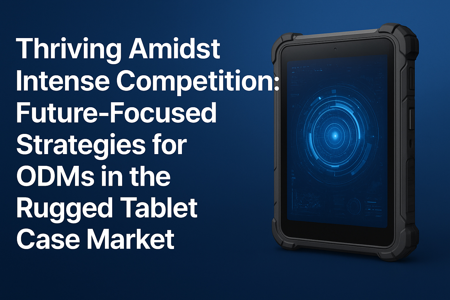 Future-Focused Strategies for ODMs in the Competitive Rugged Tablet Case Industry