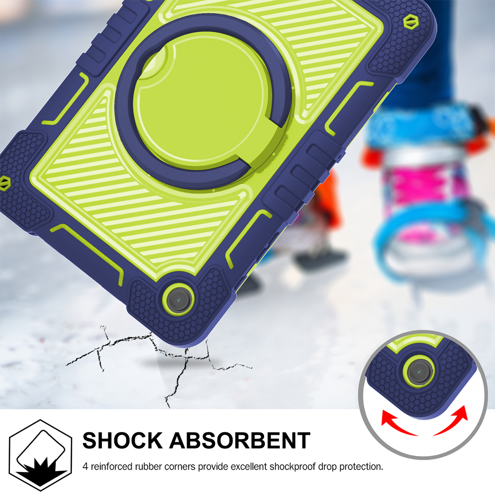 Silicone B2 series Samsung Navy blue + yellow green