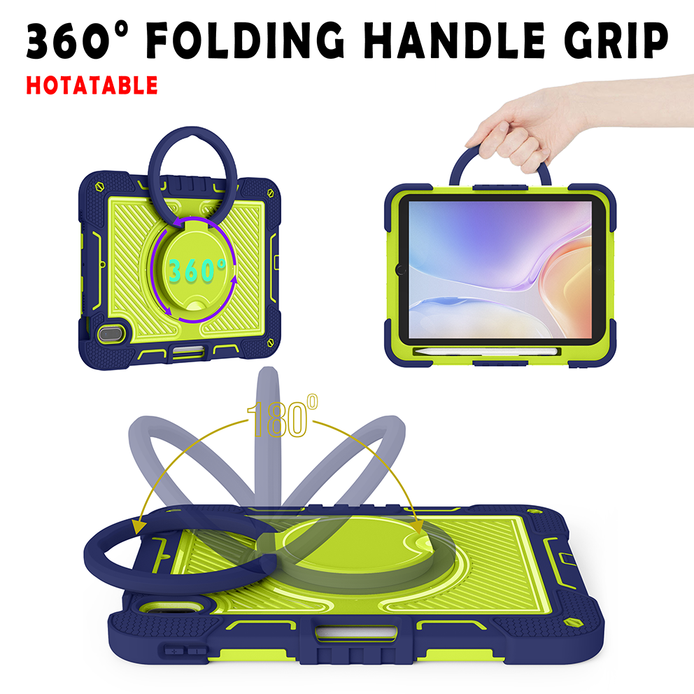 Silicone B2 series Apple iPad Mint green + gray