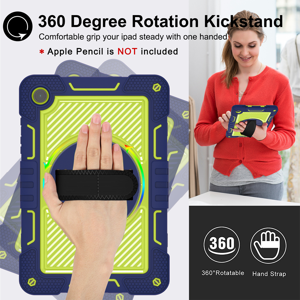 Silicone B series Samsung Navy blue + yellow green