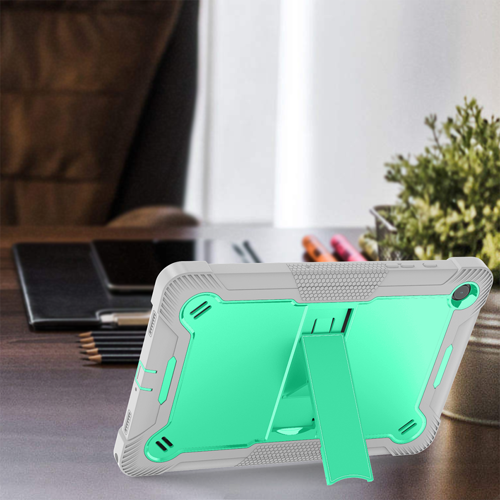 Silicone A series Samsung iPad Mint green + gray
