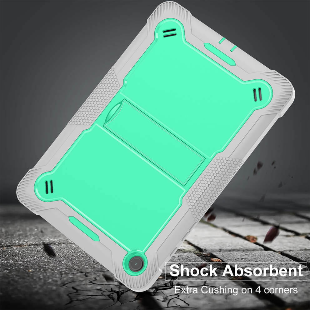 Silicone A series Samsung iPad Mint green + gray