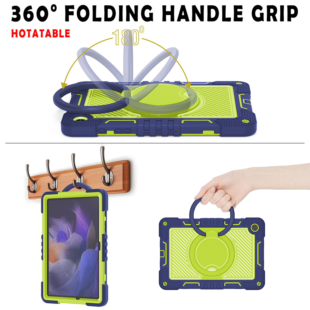 Silicone B2 series Samsung Navy blue + yellow green