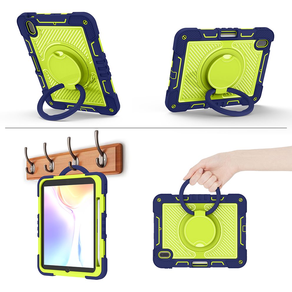 Silicone B2 series Apple iPad Mint green + gray