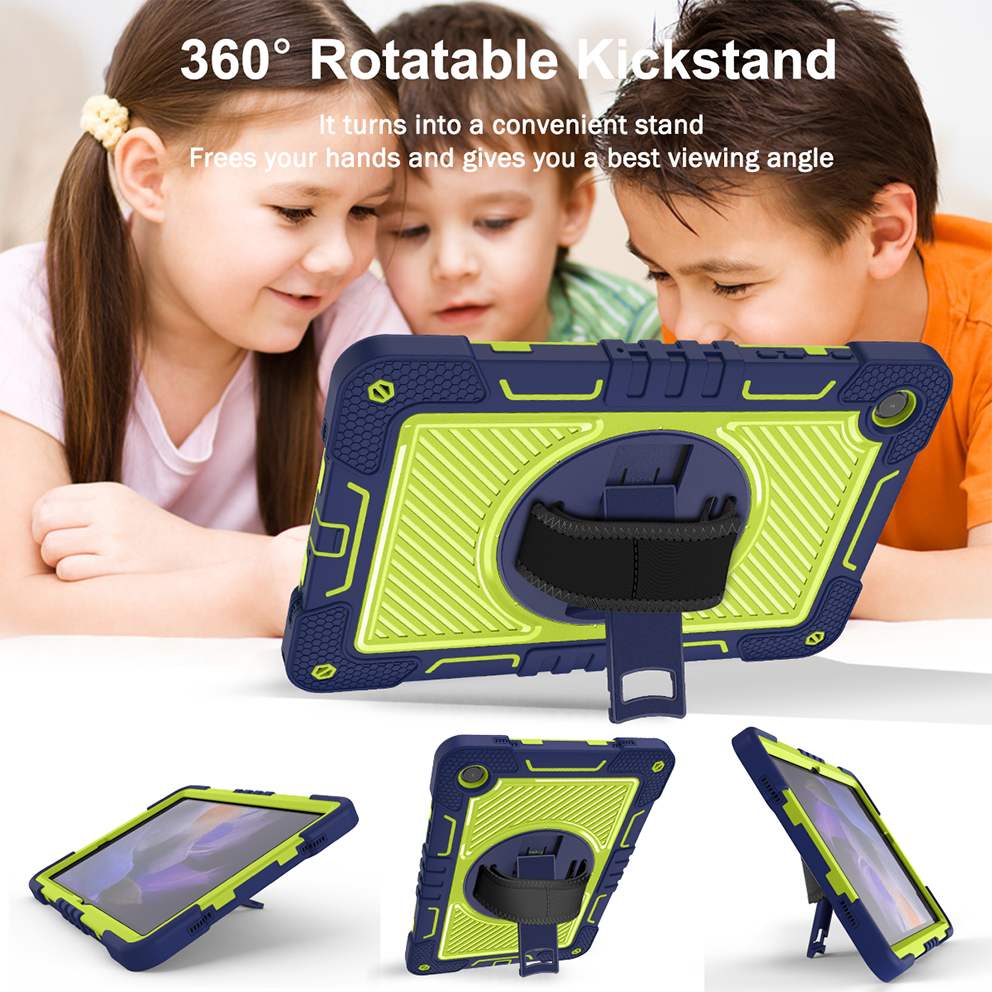 Silicone B series Samsung Navy blue + yellow green