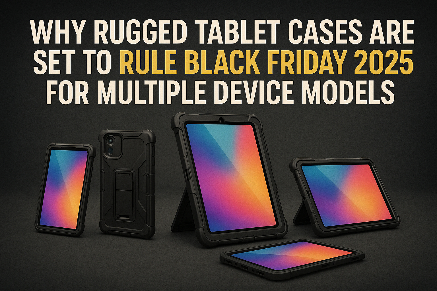 Why Rugged Tablet Cases Are Set to Rule Black Friday 2025 for Multiple Device Models