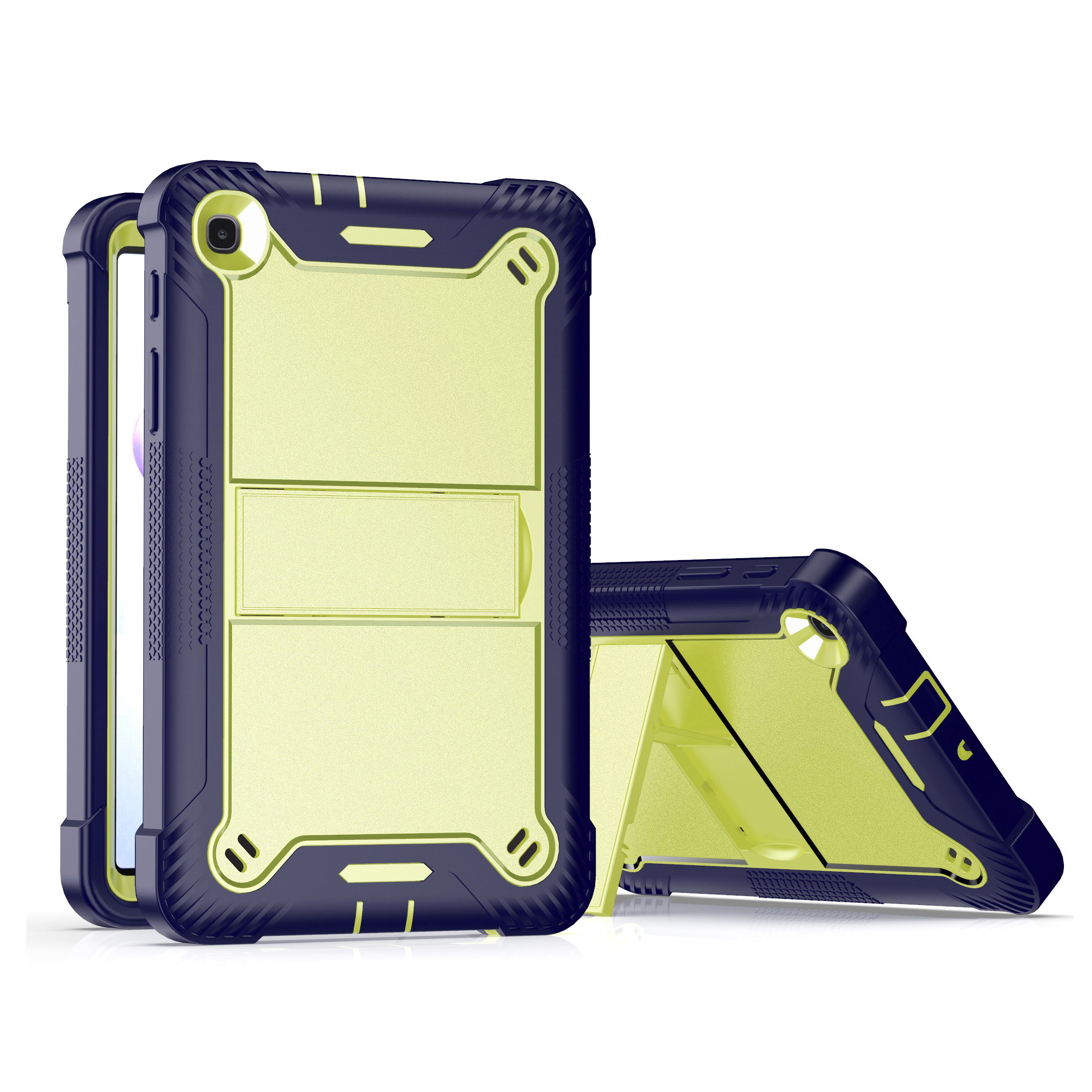 TOZIZO Yellow Rugged Shockproof Stand Case for Samsung Galaxy Tab A 8.4 T307