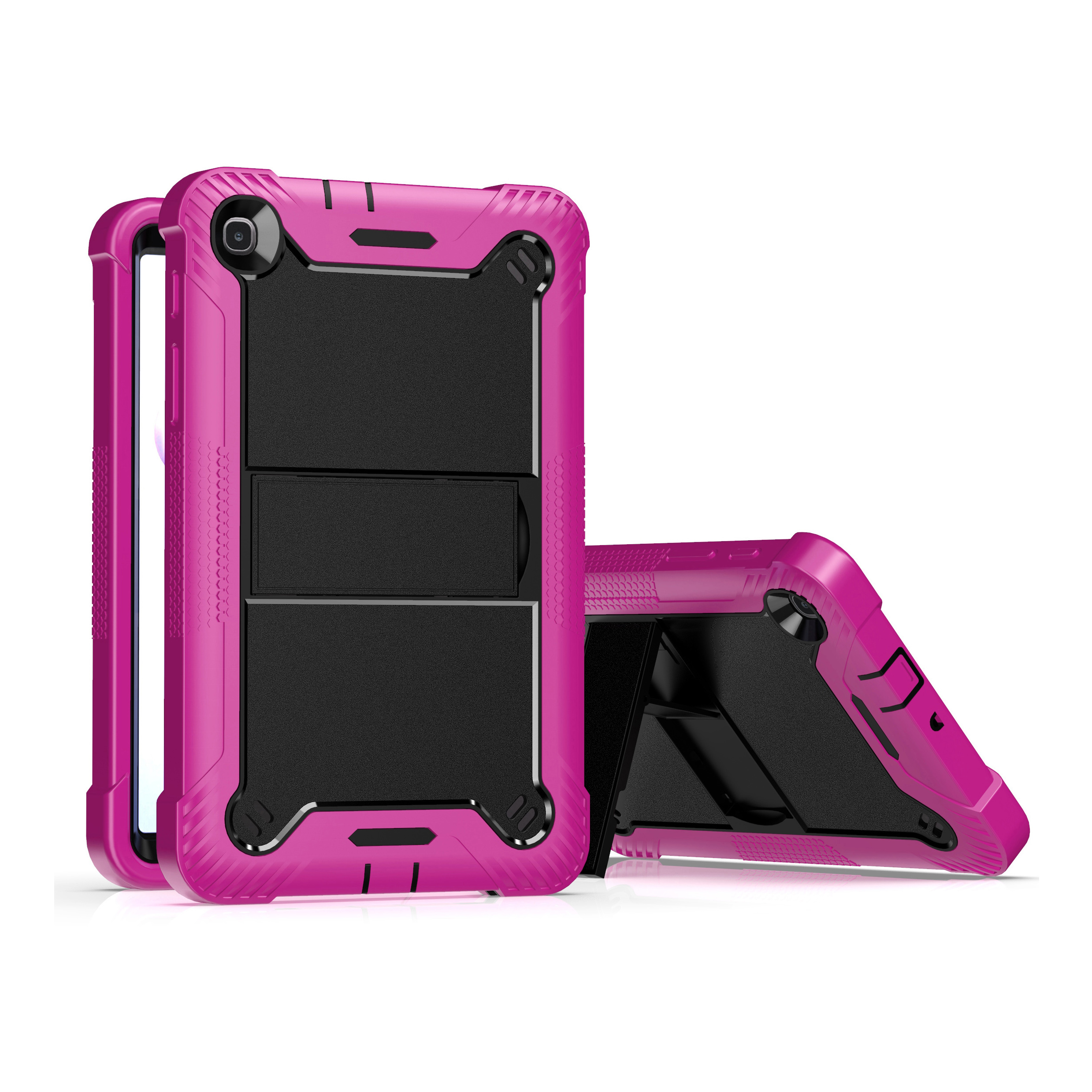TOZIZO Shockproof Rose Kickstand Tablet Case for Samsung Galaxy Tab A 8.4 2020