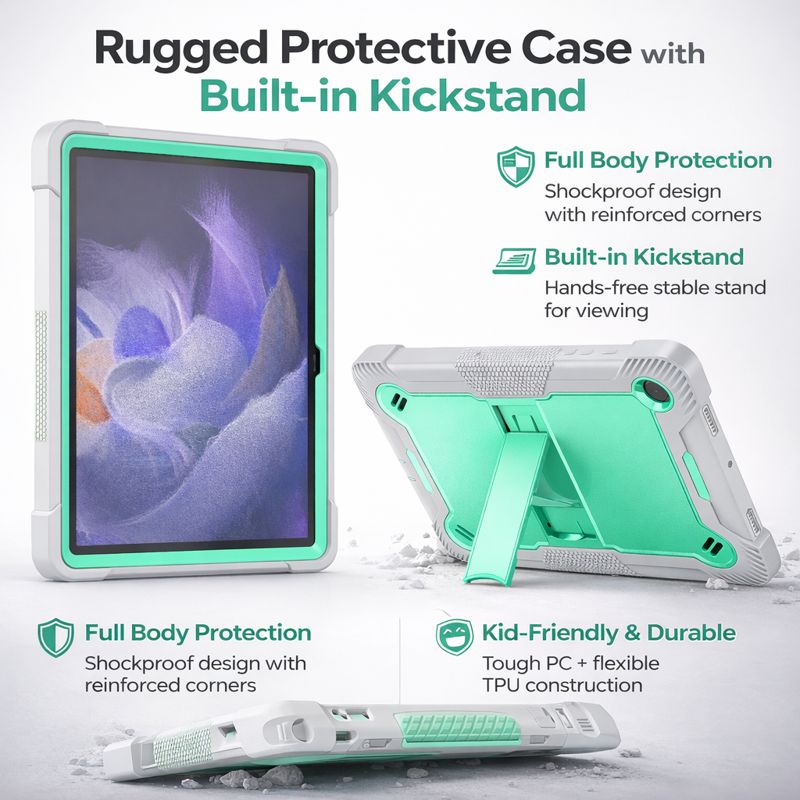 TOZIZO Heavy Duty Shockproof Tablet Case for Samsung Galaxy Tab A11 Plus 11