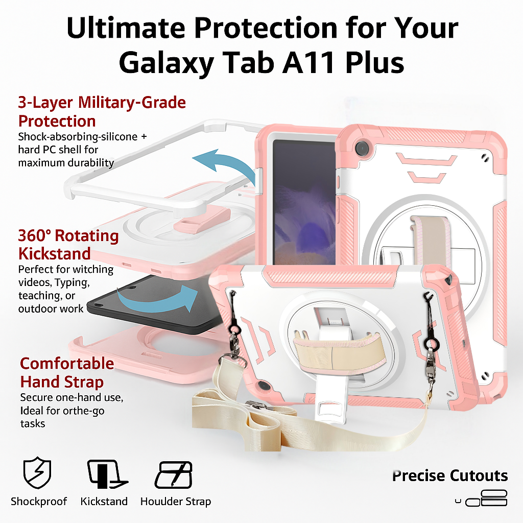 The Benefits of a Full Body Protective Tablet Case: 3-Layer Rugged Solutions for Samsung Tab A11 Plus