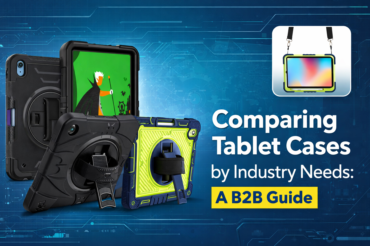 Comparing Tablet Cases by Industry Needs: A B2B Guide