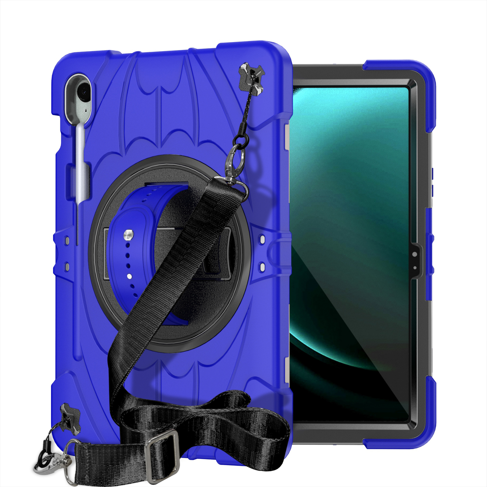 TOZIZO Full-Body Rugged Tablet Cover for Samsung Galaxy Tab S11 with Swivel Hand Strap, Drop Protection & Stand