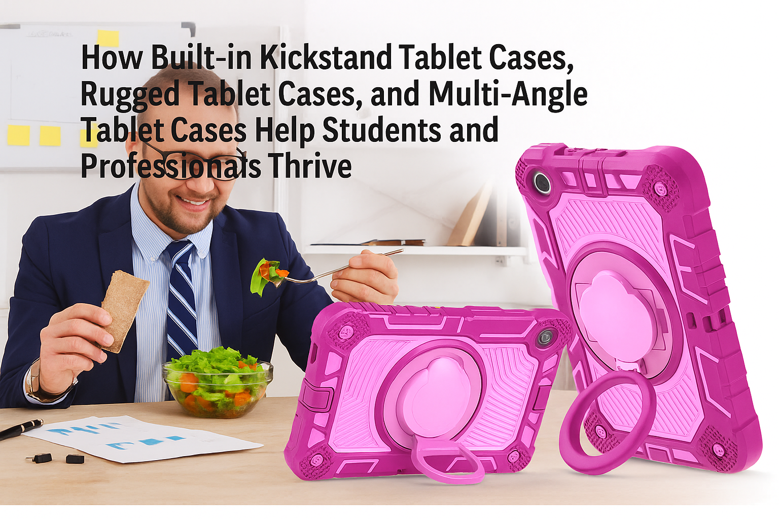 How Built-in Kickstand, Rugged, and Multi-Angle Tablet Cases Help Students and Professionals Thrive