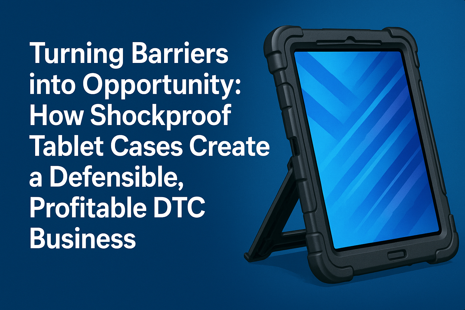 Turning Barriers into Opportunity: How Shockproof Tablet Cases Create a Defensible, Profitable DTC Business
