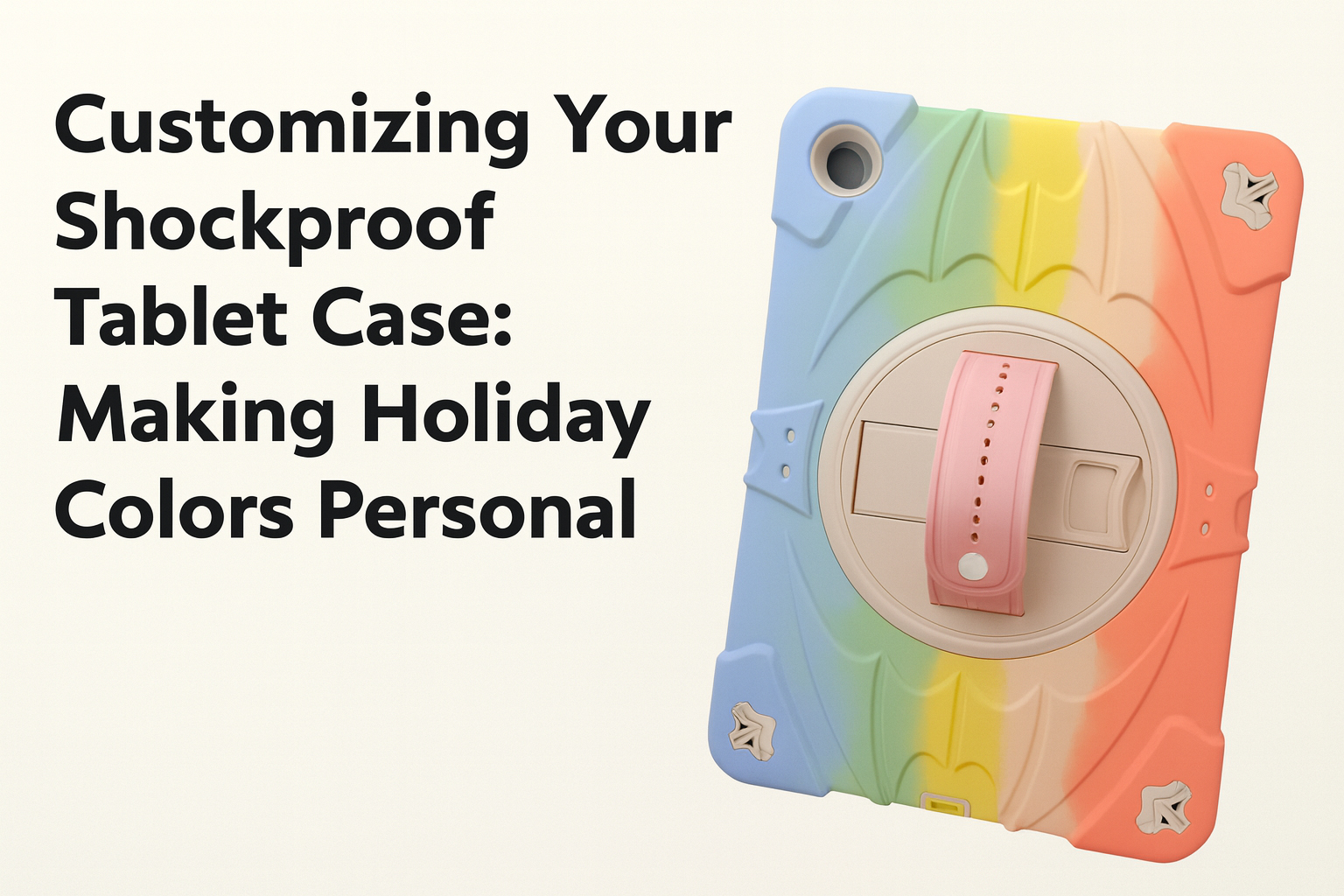 Custom Shockproof Tablet Cases: The Festive Color Gift Trend for Holidays