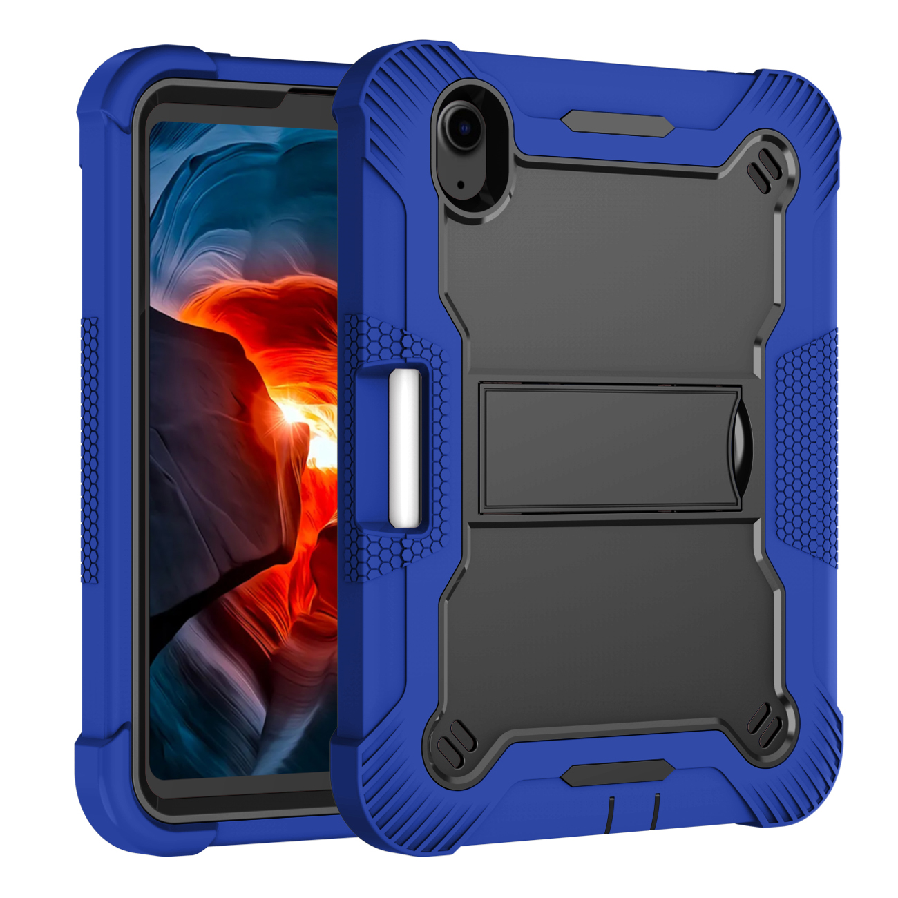 TOZIZO Dark Blue + Black Rugged iPad Mini 6 8.3
