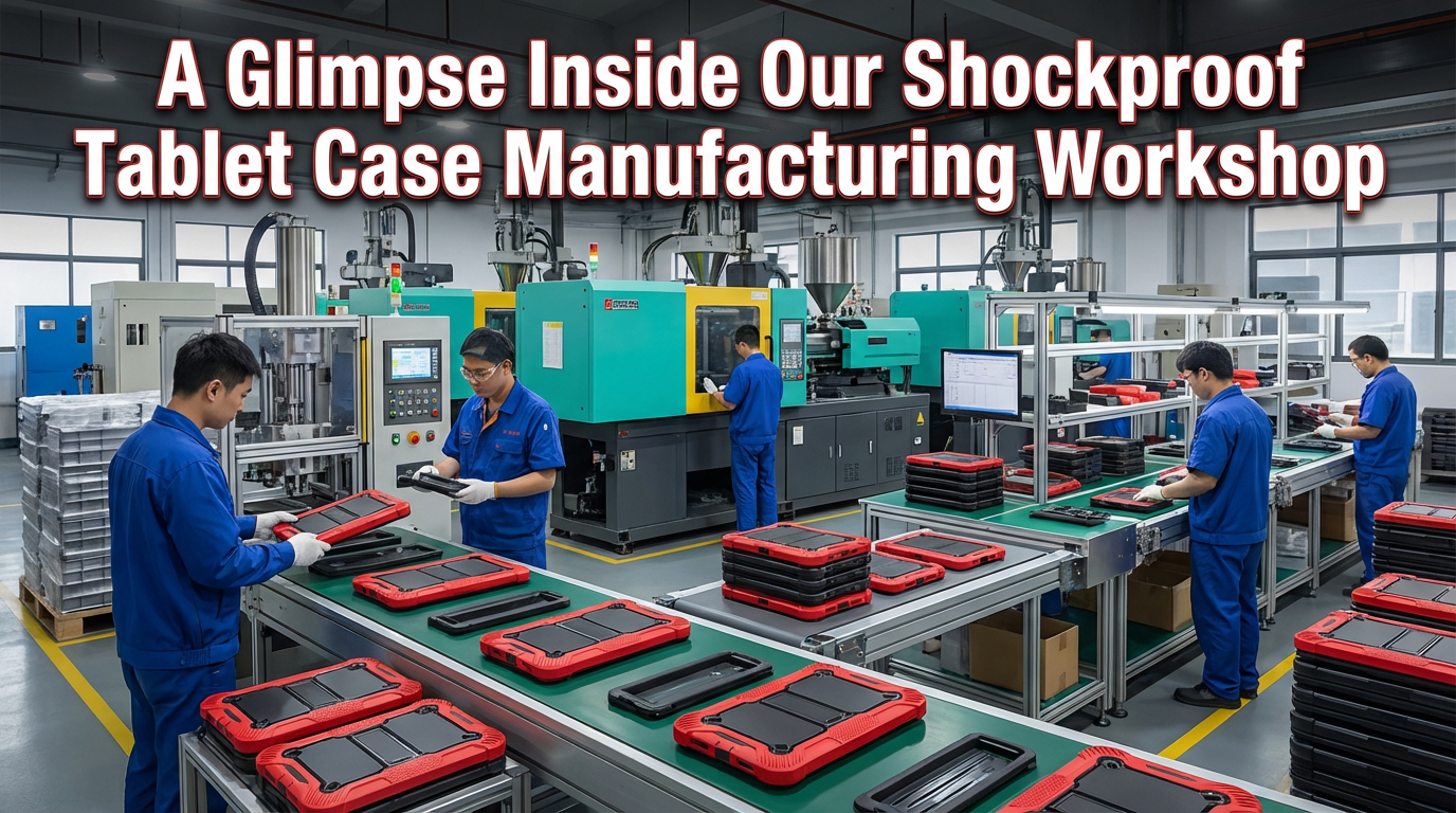 A Glimpse Inside Our Shockproof Tablet Case Manufacturing Workshop