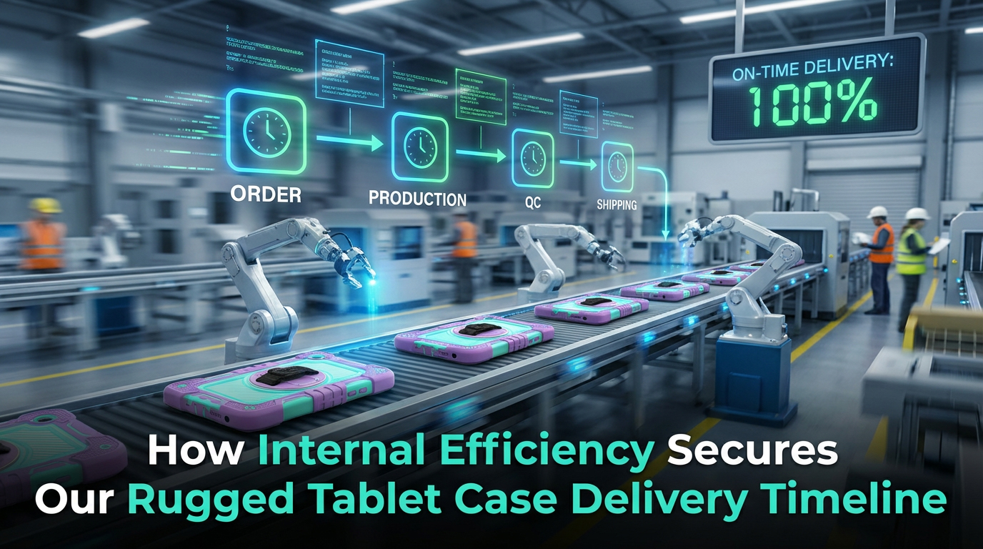 How Internal Efficiency Secures Our Rugged Tablet Case Delivery Timeline