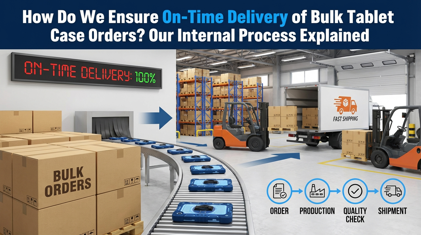 How Do We Ensure On-Time Delivery of Bulk Tablet Case Orders? Our Internal Process Explained