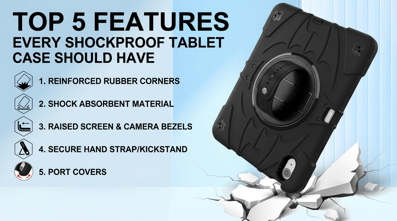 Top 5 Features Every Shockproof Tablet Case Should Have