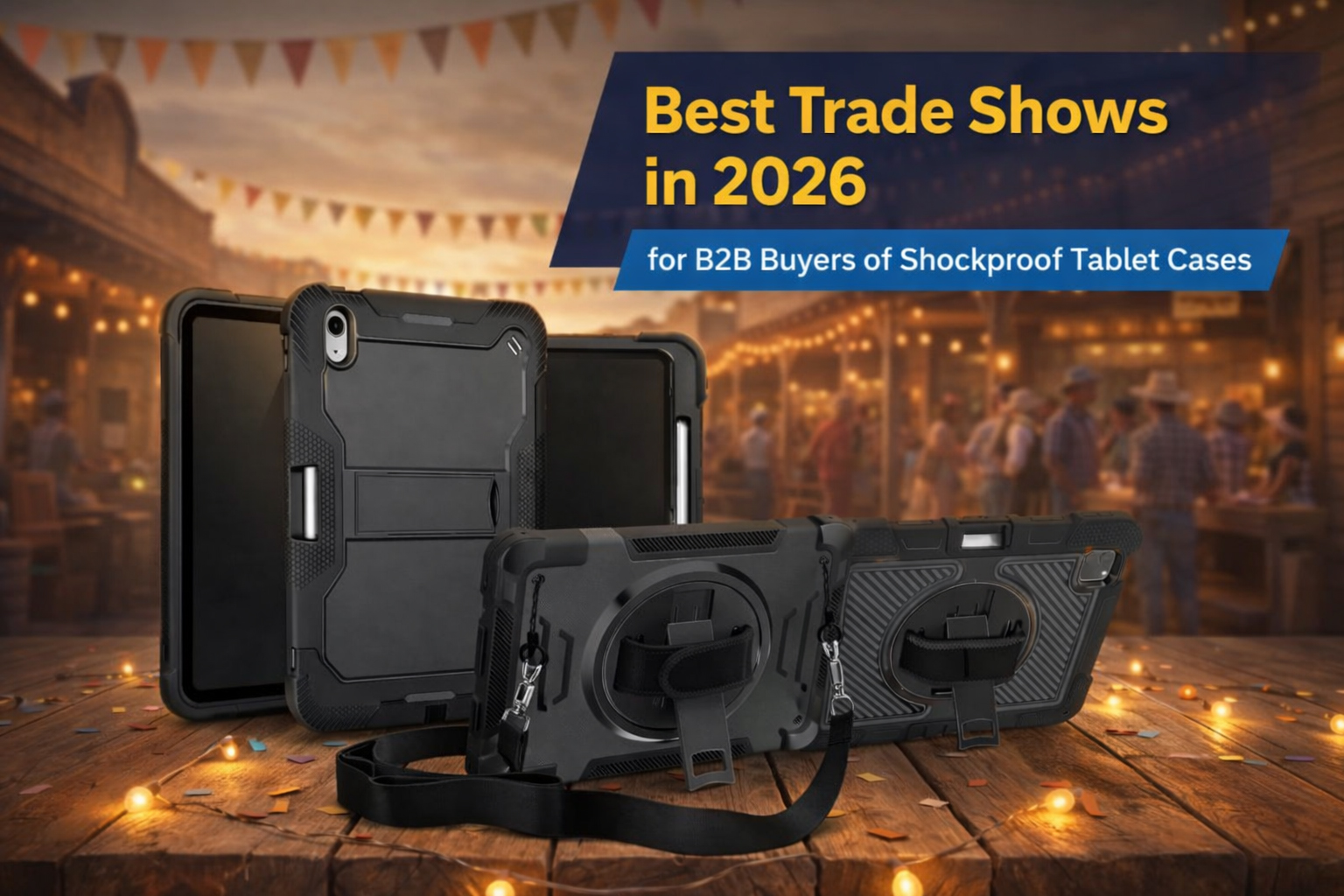 Best Trade Shows in 2026 for B2B Buyers of Shockproof Tablet Cases