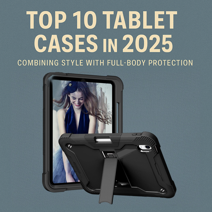 Top 10 Tablet Cases in 2025: Combining Style with Full-Body Protection