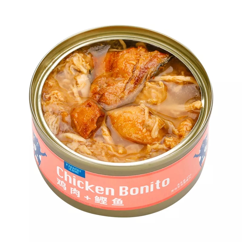 chicken bonito canned food-wet food