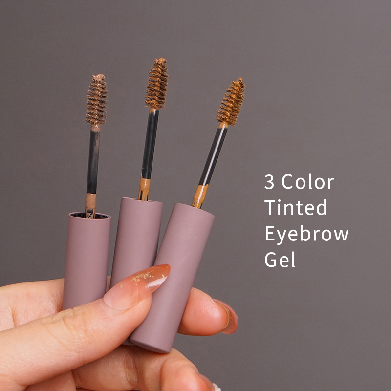 3-Color Tinted Eyebrow Gel – Natural Hold & Waterproof Finish