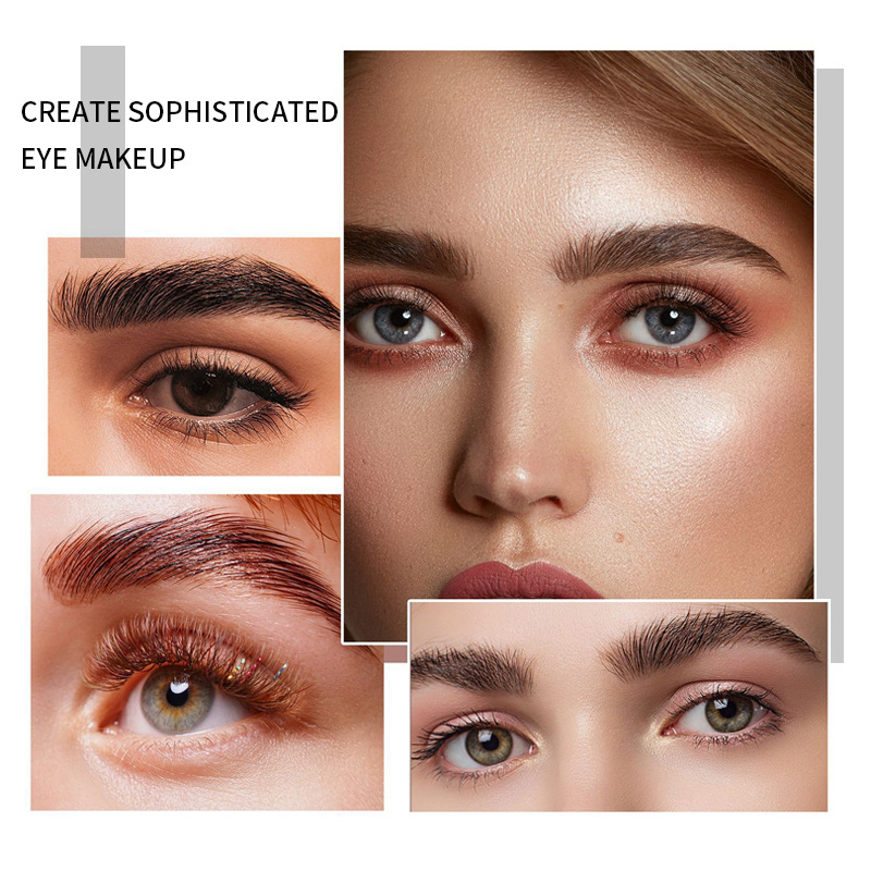 Double-Ended Eyebrow Gel – Comb Brush & Fixing Wand for Fluffy Brows