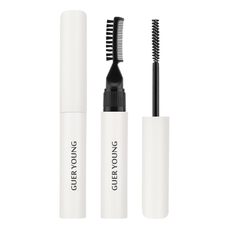 Double-Ended Eyebrow Gel – Comb Brush & Fixing Wand for Fluffy Brows