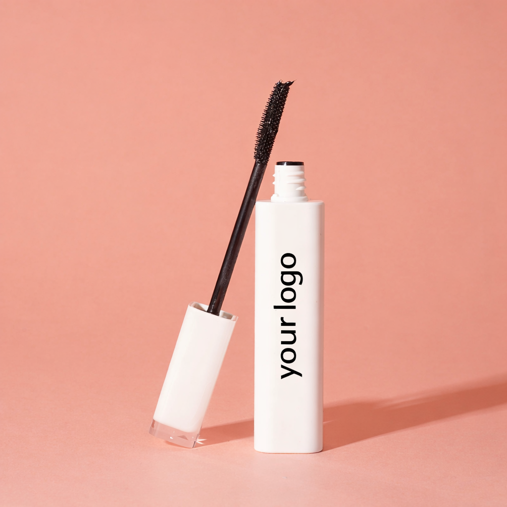 Custom Mascara – Volumizing & Lengthening in Minimalist White Packaging