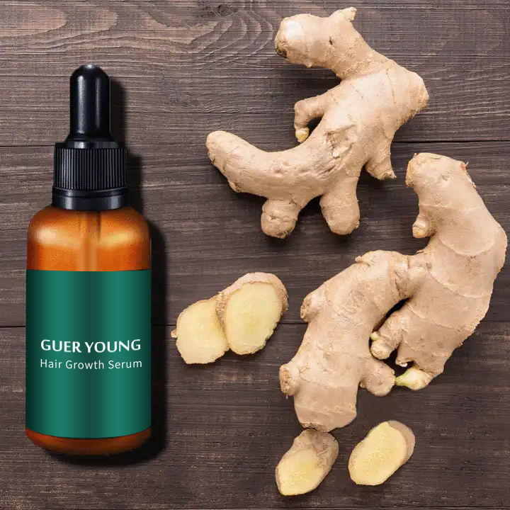 Ginger Hair Growth Serum – Herbal Scalp Treatment for Stronger, Thicker Hair