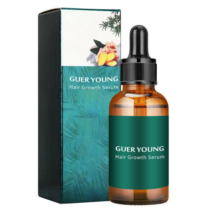 Ginger Hair Growth Serum – Herbal Scalp Treatment for Stronger, Thicker Hair