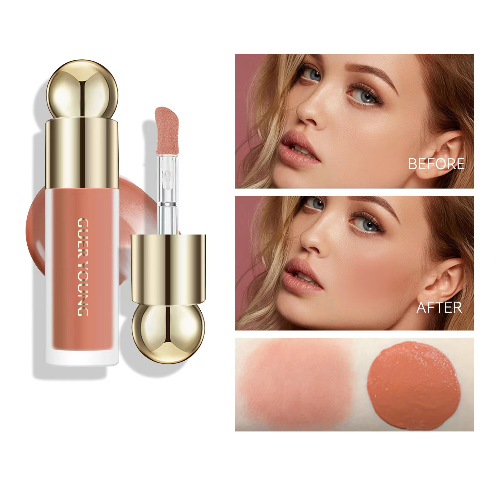 Dewy Liquid Blush – Lightweight, Buildable & Natural Flush Tint