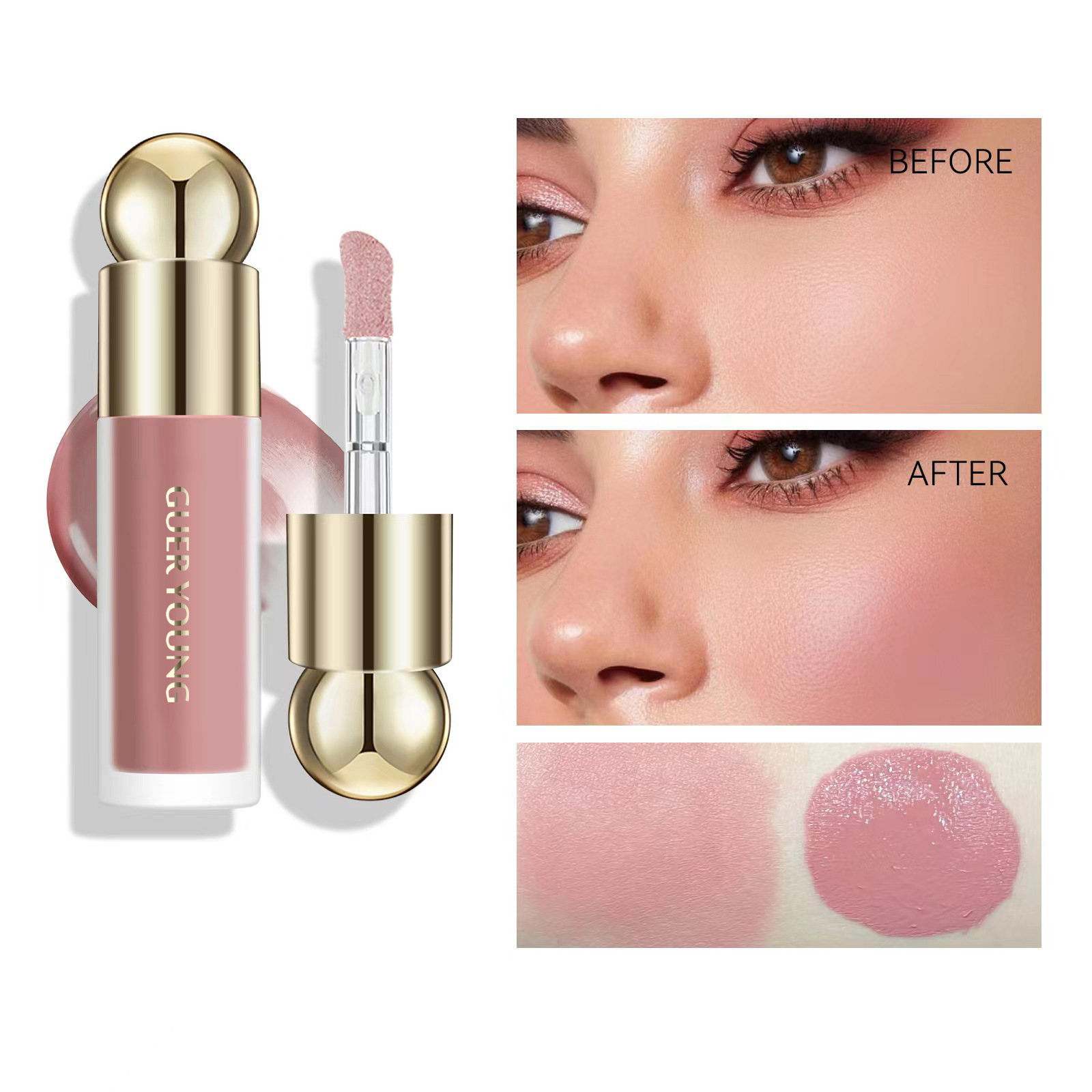 Dewy Liquid Blush – Lightweight, Buildable & Natural Flush Tint