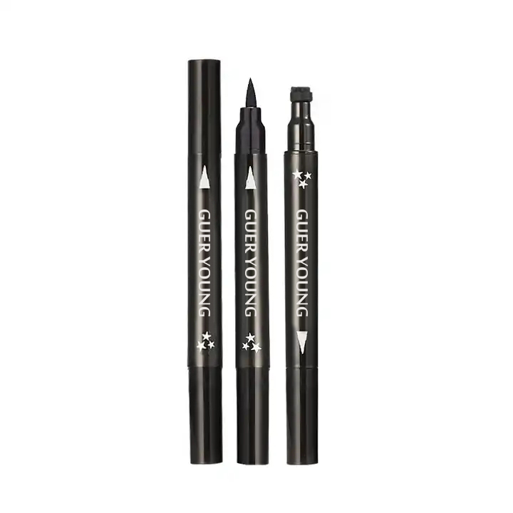 Dual-Ended Eyeliner Stamp Pen with Waterproof Precision Tip – 2.5g