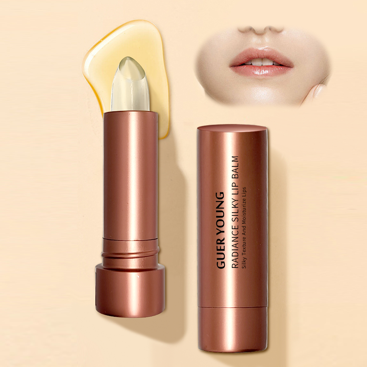 Crystal Clear Moisturizing Lip Balm – Silky Lip Repair Stick for Dry Lips