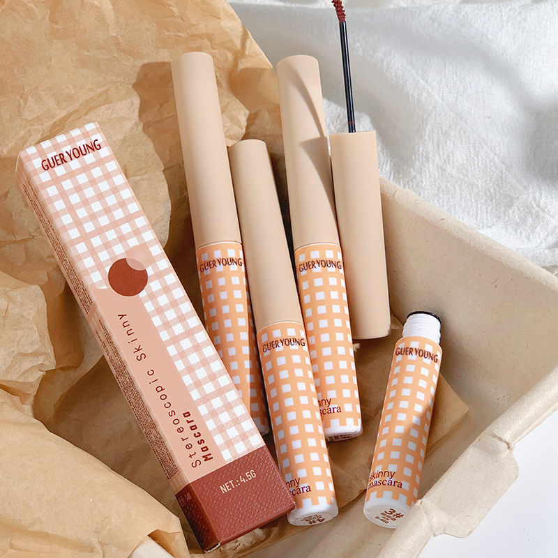 Skinny Brush Colored Mascara – Natural Curl & Waterproof Definition