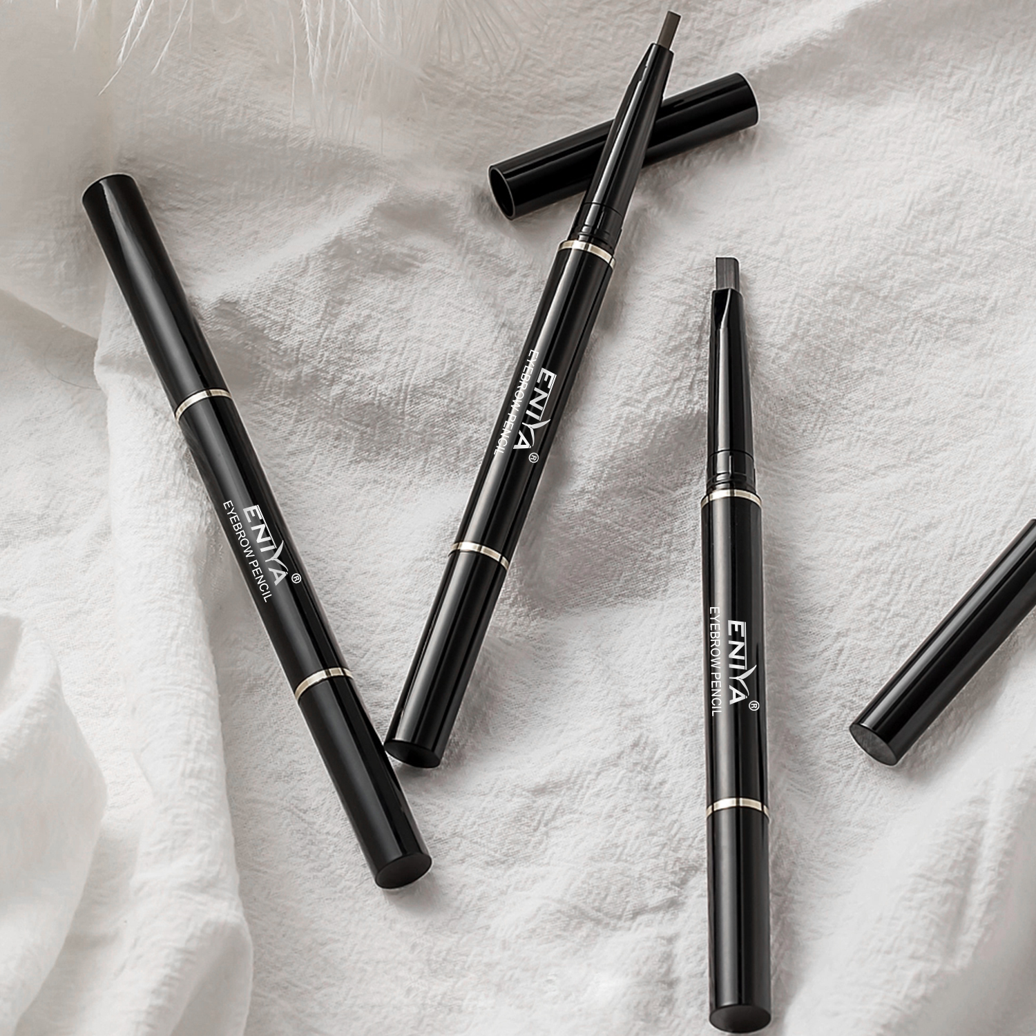 Instant Lift Waterproof Brow Pencil, Dual-Ended Precision Brow Pencil For Shaping & Defining Eyebrows, Vegan & Cruelty-Free, Grey
