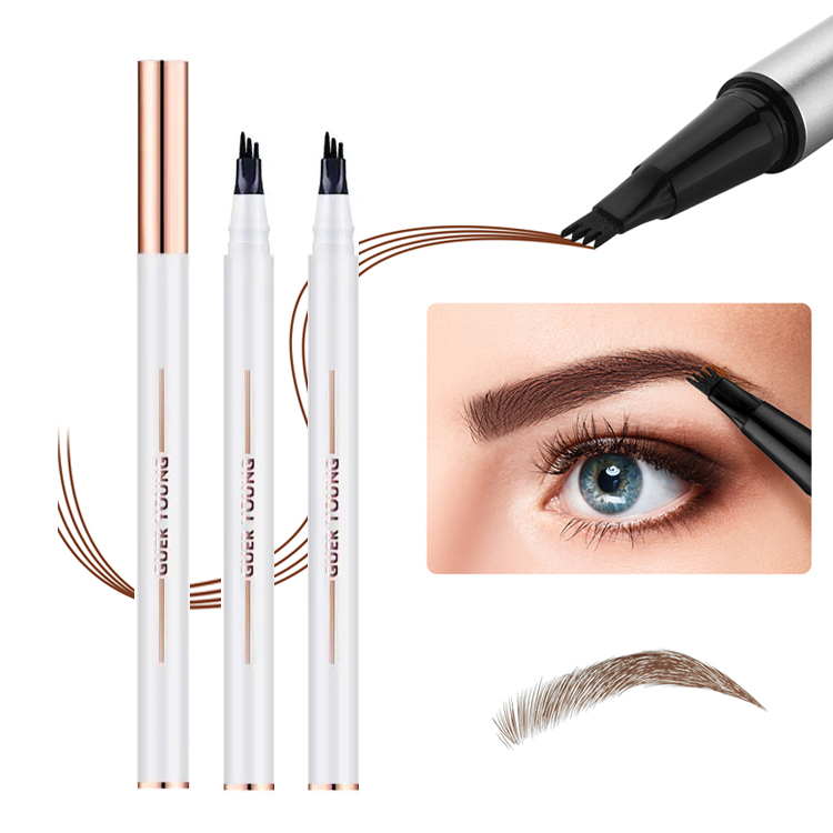 4 Tip Microblading Eyebrow Pen – Hair Stroke Precision Brow Defining Pencil