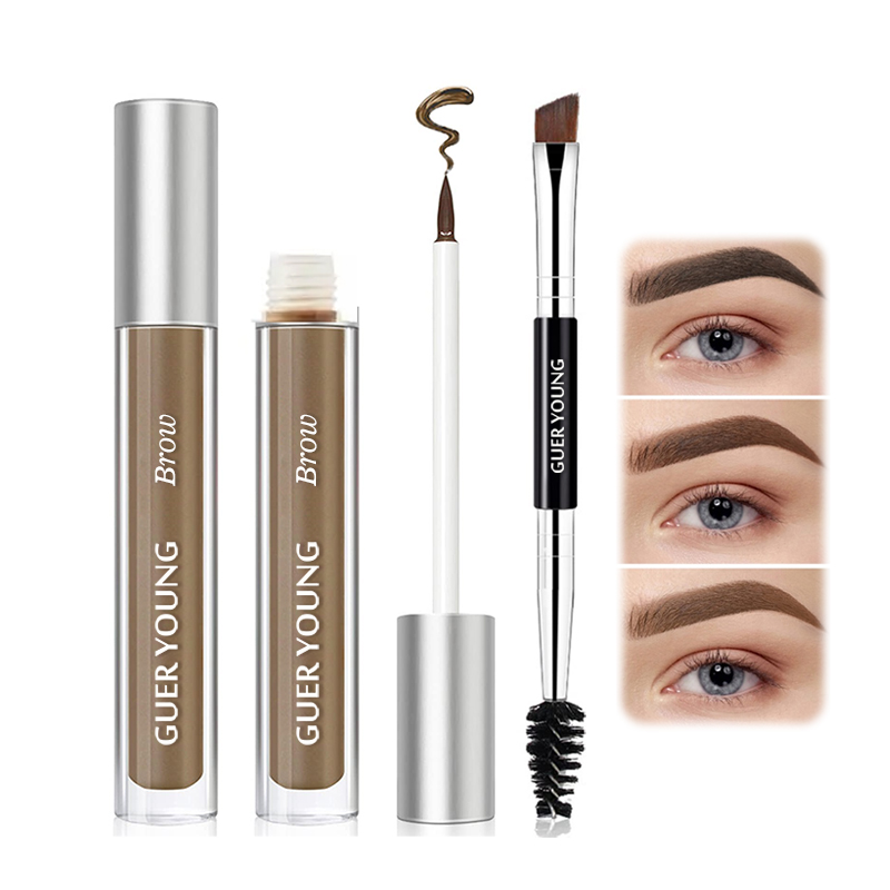 Dual-Ended Brow Pomade Gel – Sculpting & Precision Brush Kit