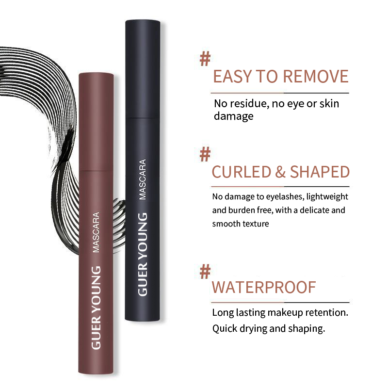 Long-Lasting Waterproof Mascara – Natural Curl, Smudge-Proof & Easy Removal