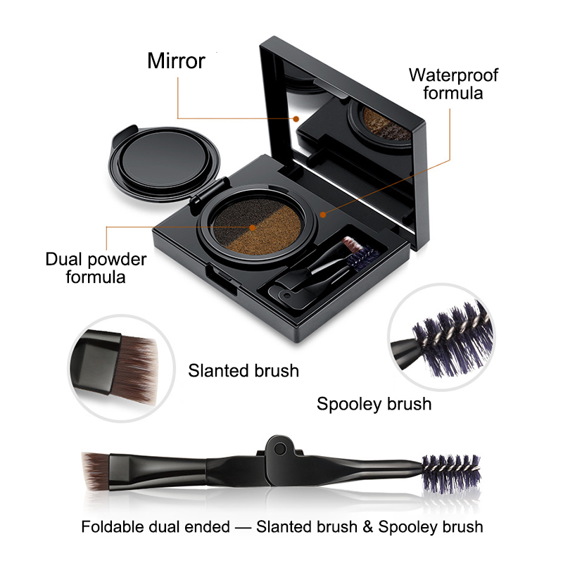 Waterproof Dual-Shade Eyebrow Cream Kit – Long-Lasting, Smudge-Proof, Natural Brow Definition